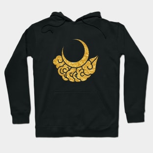 Japanese Mon Tsuki ni Kumo Hoodie